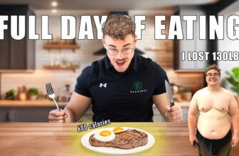 EVERY FOOD I ATE LOSING 130lbs | Full Day of Eating
