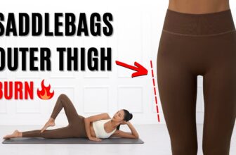 Reduce SADDLEBAGS in 2 Weeks | 15MIN Outer Thigh Workout – Fast Results, Lying Down, No Equipment