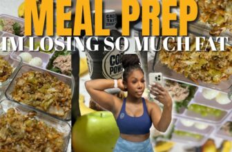 MEAL PREP FOR WEIGHT LOSS! High protein to lose fat and build muscle!