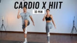 10 MIN CARDIO HIIT WORKOUT – ALL STANDING – Full Body, No Equipment, No Repeats