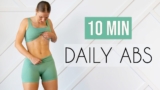 10 MIN DAILY ABS WORKOUT – At Home Total Core Routine