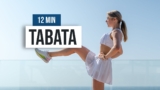 12 MIN TABATA HIIT Cardio Workout – To BOOST YOUR MOOD, No Equipment
