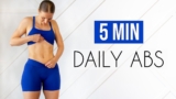 5 MIN DAILY ABS WORKOUT – At Home Total Core Routine