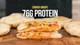 HIGH PROTEIN Chicken Crunch Wraps In 15 Minutes | Meal Prep