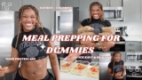 MEAL PREP FOR BEGINNERS | tips that *actually HELP, high protein low cal recipe