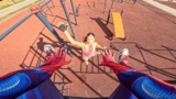 SPIDER-MAN ESCAPING STRANGE FITNESS GIRL (PARKOUR POV by @maftyor)