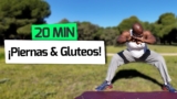 Tonifica Piernas y Glúteos en Solo 20 Min ¡Entrena en Casa! 🍑